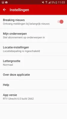 RTV Utrecht android App screenshot 8
